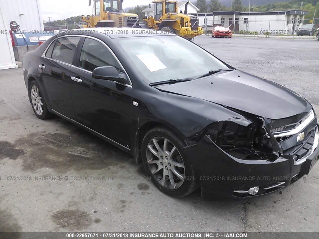 1G1ZK57778F204264 - 2008 CHEVROLET MALIBU LTZ 黑色 照片 1