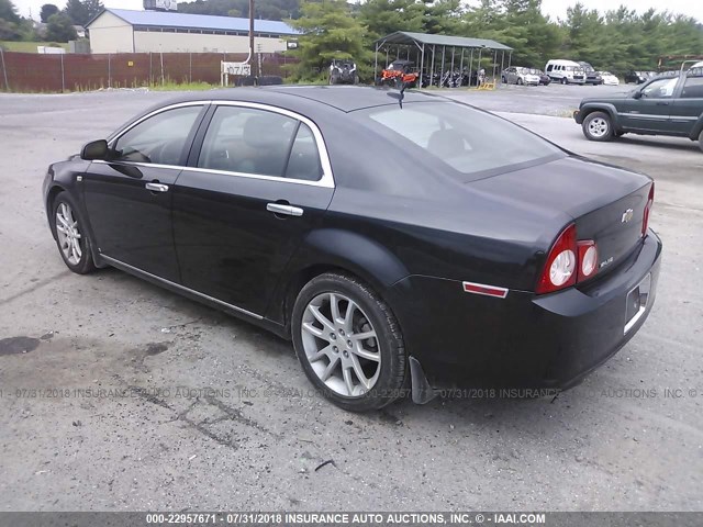 1G1ZK57778F204264 - 2008 CHEVROLET MALIBU LTZ 黑色 照片 3