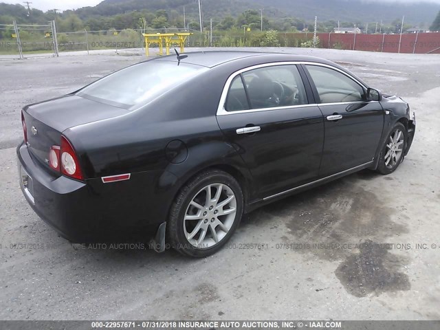 1G1ZK57778F204264 - 2008 CHEVROLET MALIBU LTZ 黑色 照片 4