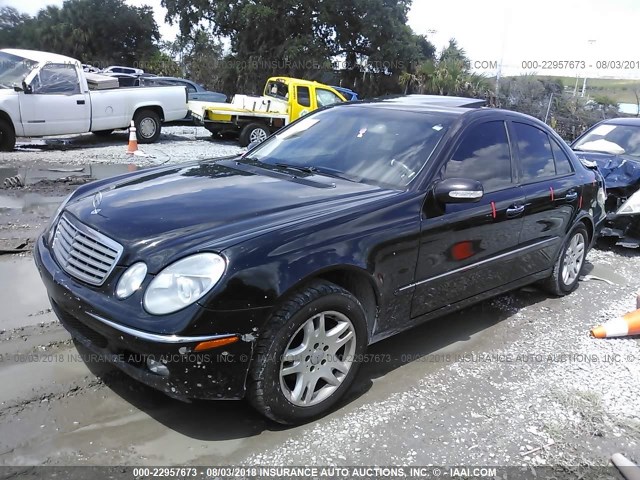 WDBUF65J83A115303 - 2003 MERCEDES-BENZ E 320 BLACK photo 2