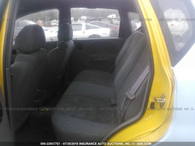 KL1TD62645B502356 - 2005 CHEVROLET AVEO LS Light Blue photo 8