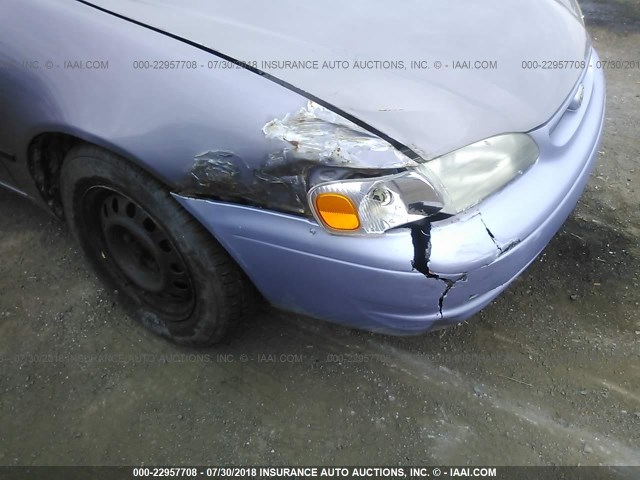 2T1BR12E0WC002519 - 1998 TOYOTA COROLLA VE/CE/LE GRAY photo 6