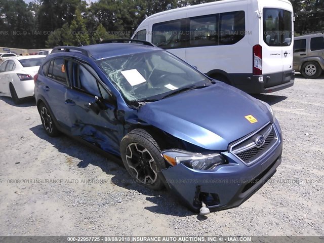 JF2GPABC5HH243325 - 2017 SUBARU CROSSTREK PREMIUM Mavi foto 1