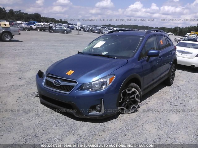 JF2GPABC5HH243325 - 2017 SUBARU CROSSTREK PREMIUM Mavi foto 2