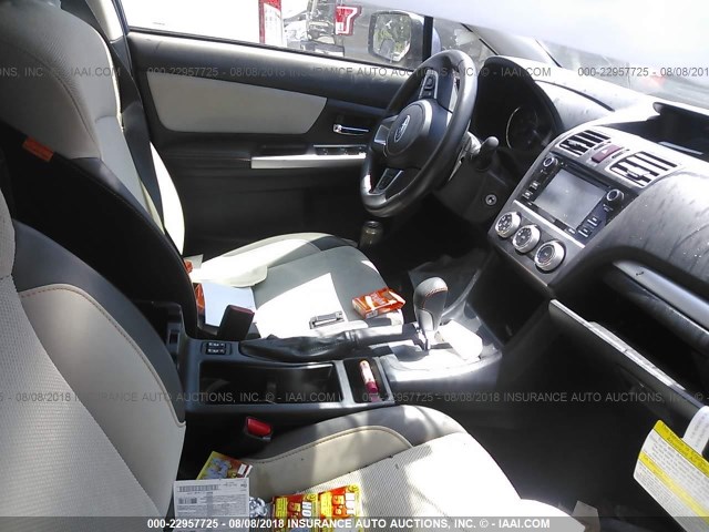 JF2GPABC5HH243325 - 2017 SUBARU CROSSTREK PREMIUM Mavi foto 5