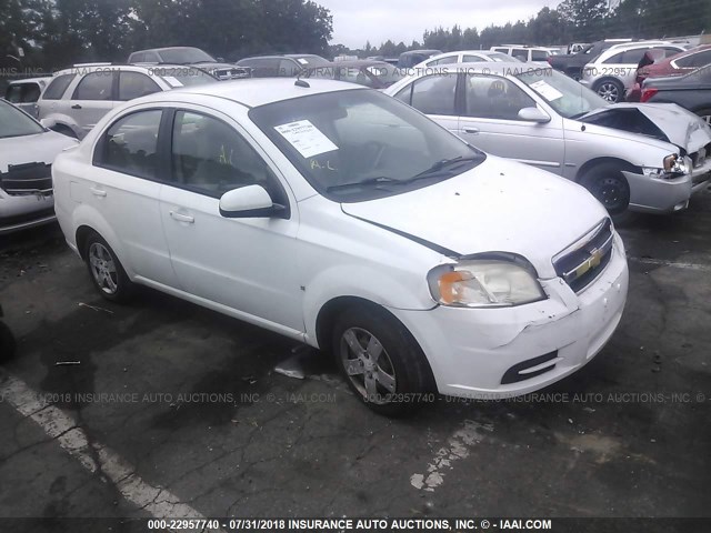 KL1TD56E19B665886 - 2009 CHEVROLET AVEO LS/LT 白色 照片 1