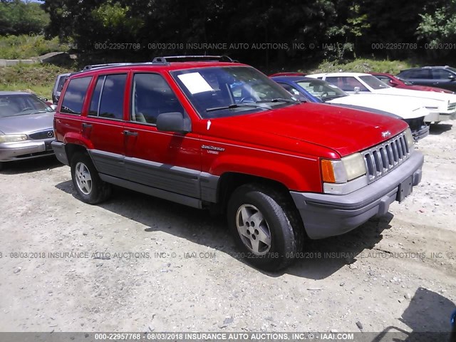 1J4GZ58S8RC248588 - 1994 JEEP GRAND CHEROKEE LAREDO RED photo 1