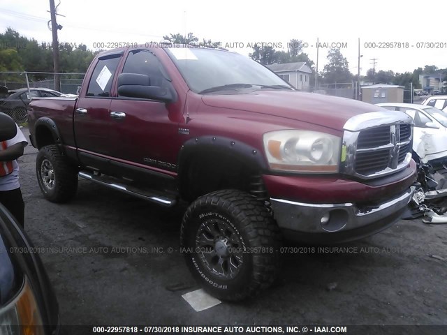 3D7KS28D26G104702 - 2006 DODGE RAM 2500 ST/SLT RED photo 1