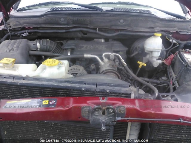 3D7KS28D26G104702 - 2006 DODGE RAM 2500 ST/SLT RED photo 10