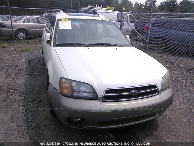 4S3BH686527601265 - 2002 SUBARU LEGACY OUTBACK LIMITED WHITE photo 6