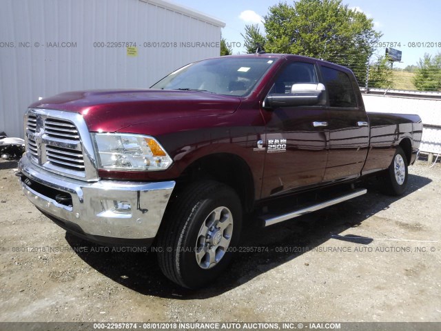 3C6UR5JL9HG559431 - 2017 RAM 2500 SLT Qırmızı foto 2