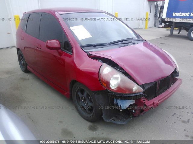 JHMGD37677S062006 - 2007 HONDA FIT S 红色 照片 1