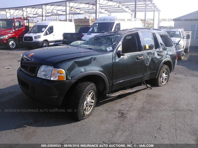 1FMZU72K33UC10801 - 2003 FORD EXPLORER XLS/XLS SPORT GREEN photo 2