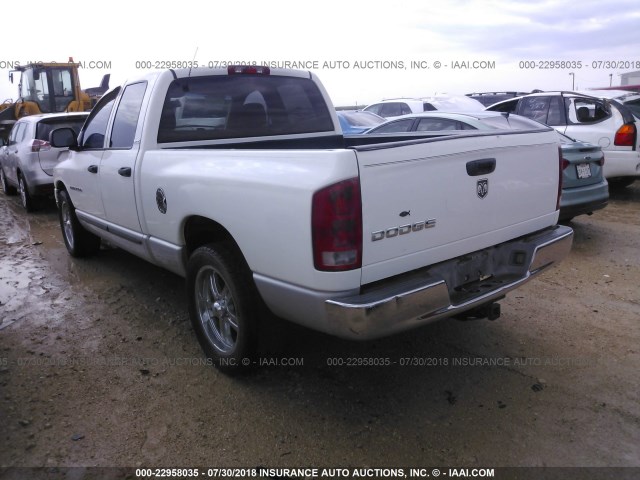 3D7HA18N72G165716 - 2002 DODGE RAM 1500 WHITE photo 3