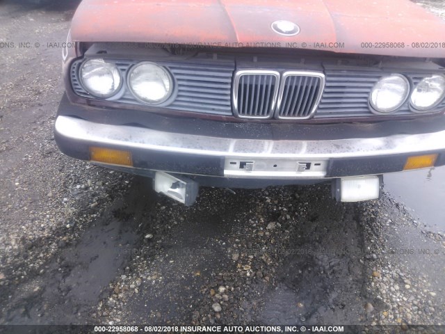 WBAAB5406F9513793 - 1985 BMW 325 E Marron photo 6