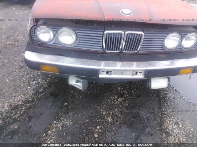 WBAAB5406F9513793 - 1985 BMW 325 E BROWN photo 6