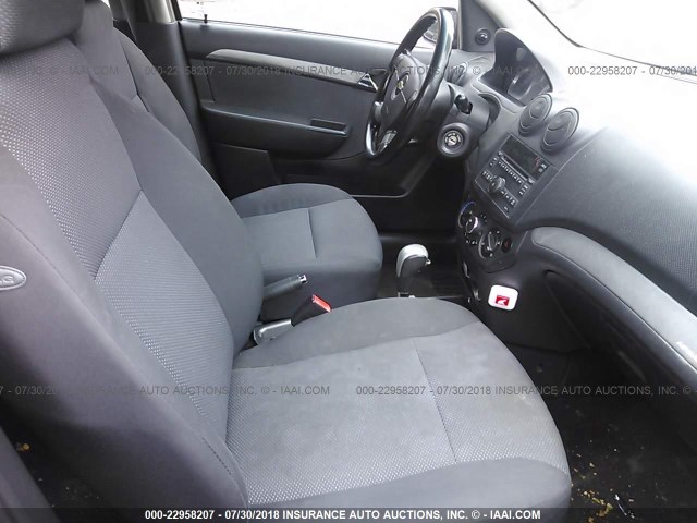 KL1TD5DE7AB092547 - 2010 CHEVROLET AVEO LS/LT 红色 照片 5