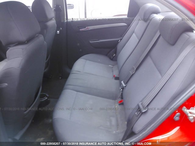KL1TD5DE7AB092547 - 2010 CHEVROLET AVEO LS/LT 红色 照片 8