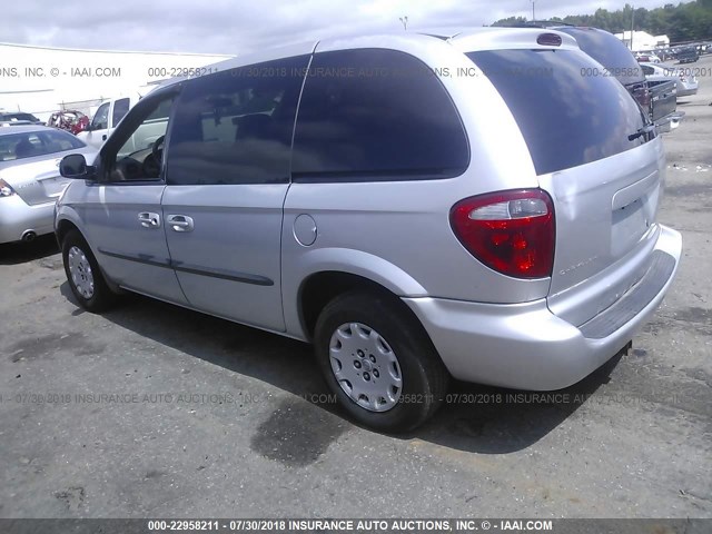 1C4GJ45343B213631 - 2003 CHRYSLER VOYAGER LX SILVER photo 3