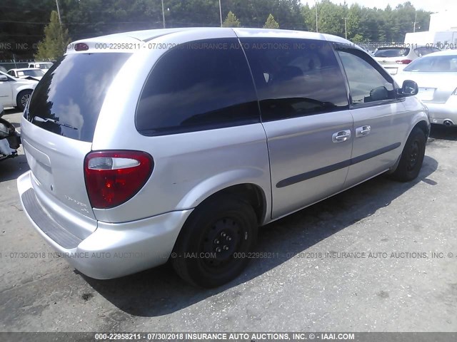 1C4GJ45343B213631 - 2003 CHRYSLER VOYAGER LX SILVER photo 4