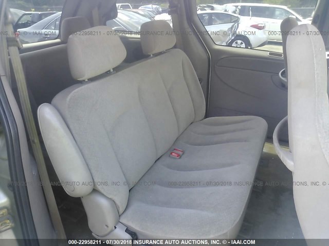 1C4GJ45343B213631 - 2003 CHRYSLER VOYAGER LX SILVER photo 8