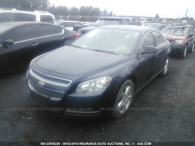 1G1ZG57B29F127147 - 2009 CHEVROLET MALIBU LS Mavi foto 2