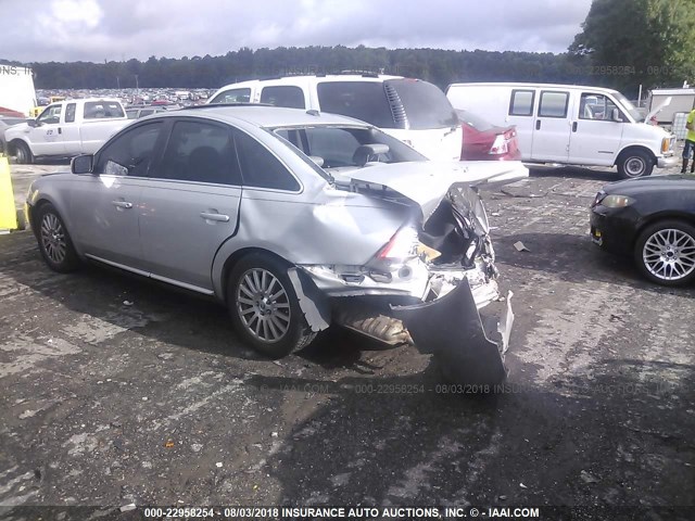 1MEHM42187G615495 - 2007 MERCURY MONTEGO PREMIER SILVER photo 3