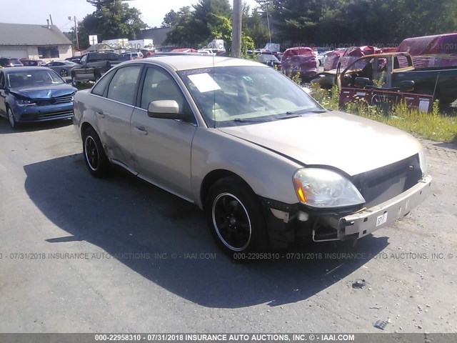 1FAFP27187G114464 - 2007 FORD FIVE HUNDRED SEL GOLD photo 1