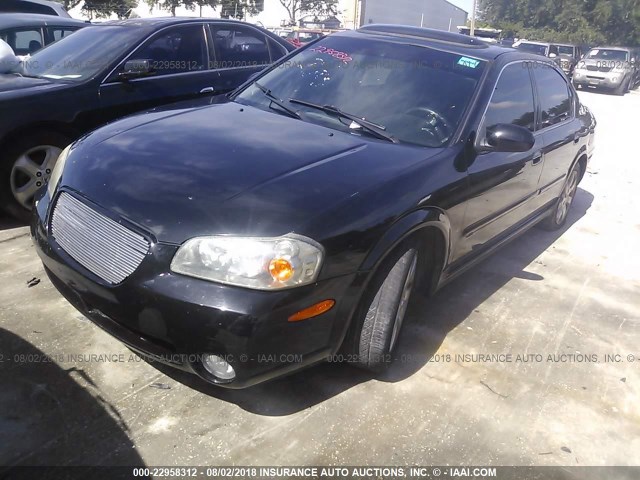 JN1DA31A13T437129 - 2003 NISSAN MAXIMA GLE/SE BLACK photo 2