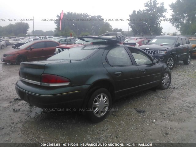 1C3EJ56H4XN530020 - 1999 CHRYSLER CIRRUS LXI GREEN photo 4