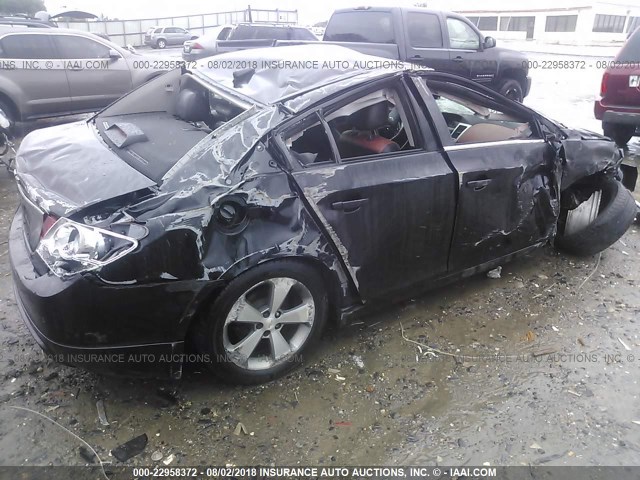 1G1PG5S96B7241194 - 2011 CHEVROLET CRUZE LT BLACK photo 6