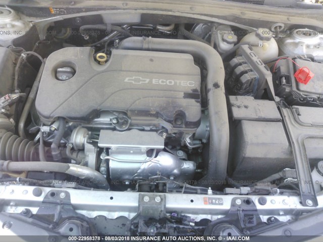 1G1ZB5ST9GF264534 - 2016 CHEVROLET MALIBU LS ვერცხლისფერი ფოტო 10