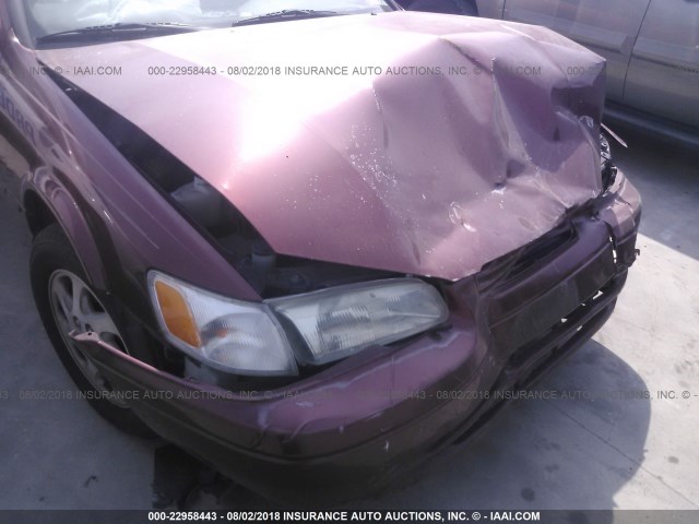 JT2BF28K8X0203326 - 1999 TOYOTA CAMRY LE/XLE MAROON photo 6