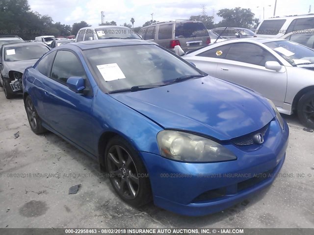 JH4DC53836S022612 - 2006 ACURA RSX BLUE photo 1