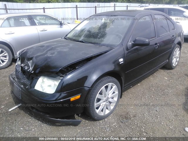 3VWPD69M41M094195 - 2001 VOLKSWAGEN JETTA WOLFSBURG 黑色 照片 2