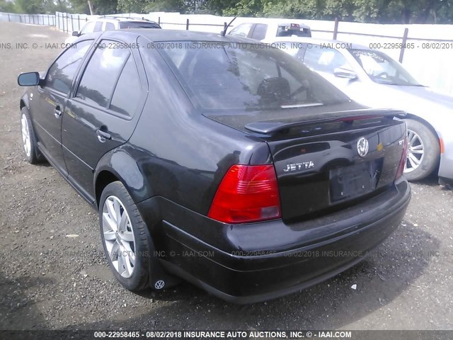 3VWPD69M41M094195 - 2001 VOLKSWAGEN JETTA WOLFSBURG 黑色 照片 3