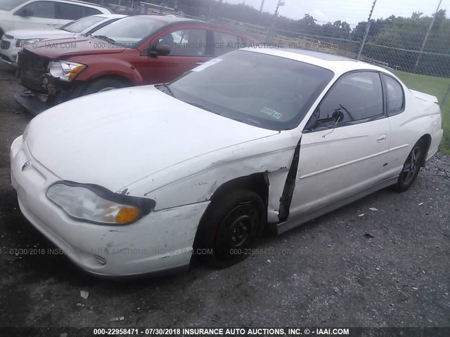 2G1WZ151349162278 - 2004 CHEVROLET MONTE CARLO SS SUPERCHARGED WHITE photo 2