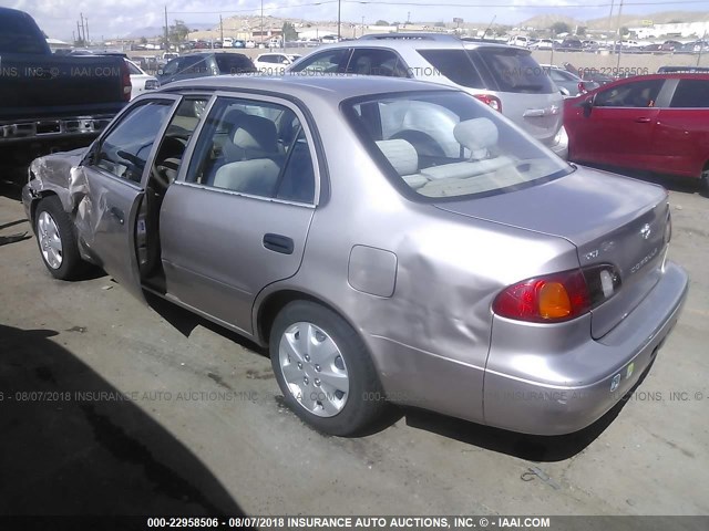 1NXBR12EXWZ008066 - 1998 TOYOTA COROLLA VE/CE/LE 金色 照片 3