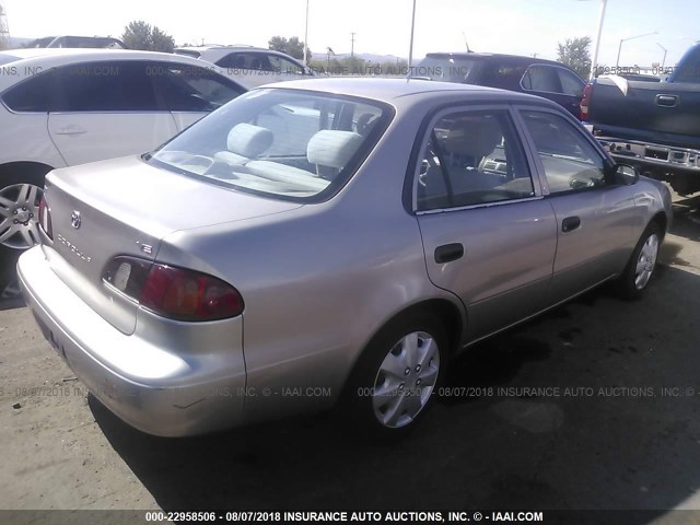 1NXBR12EXWZ008066 - 1998 TOYOTA COROLLA VE/CE/LE 金色 照片 4