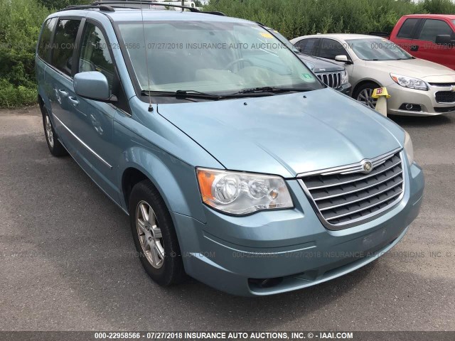 2A4RR5D14AR285686 - 2010 CHRYSLER TOWN & COUNTRY TOURING BLUE photo 1