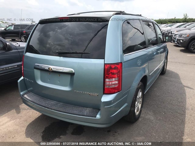 2A4RR5D14AR285686 - 2010 CHRYSLER TOWN & COUNTRY TOURING BLUE photo 4