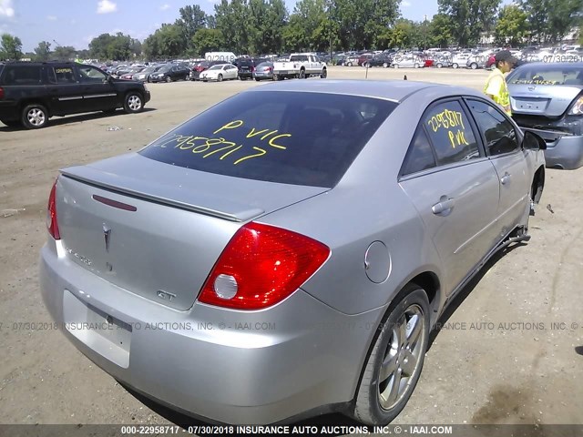 1G2ZH57N384185619 - 2008 PONTIAC G6 GT SILVER photo 4