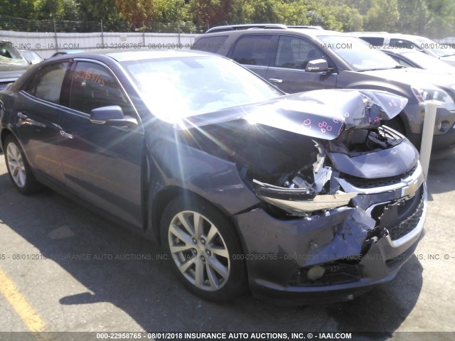 1G11H5SL1EF282163 - 2014 CHEVROLET MALIBU LTZ 蓝色 照片 1
