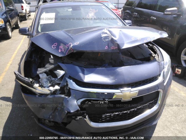 1G11H5SL1EF282163 - 2014 CHEVROLET MALIBU LTZ 蓝色 照片 6