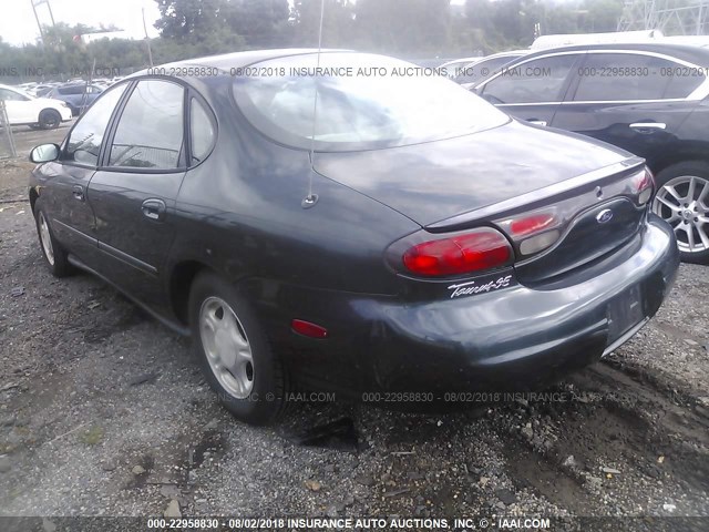 1FAFP52U8WA151549 - 1998 FORD TAURUS LX/SE GREEN photo 3