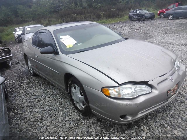 2G1WX15K929364568 - 2002 CHEVROLET MONTE CARLO SS თაფლისფერი ფოტო 1