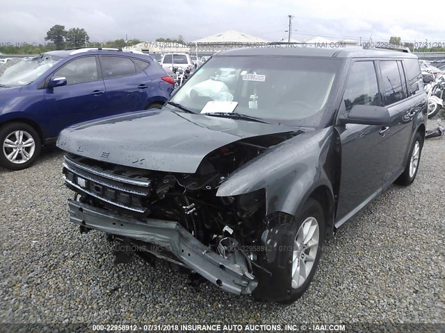 2FMGK5B89FBA08268 - 2015 FORD FLEX SE GRAY photo 6