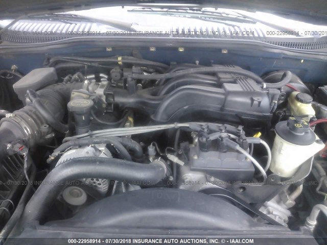 1FMZU63K94UC18332 - 2004 FORD EXPLORER XLT/XLT SPORT/NBX 蓝色 照片 10