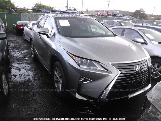 2T2BZMCA9HC090871 - 2017 LEXUS RX 350/BASE/F SPORT GRAY photo 1