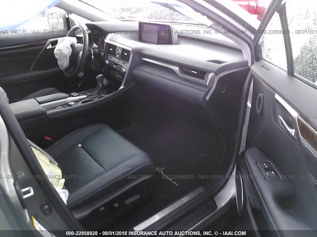 2T2BZMCA9HC090871 - 2017 LEXUS RX 350/BASE/F SPORT GRAY photo 5